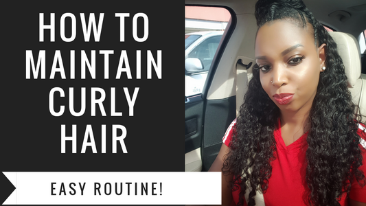 How to Maintain Curly Hair, EASY routine!