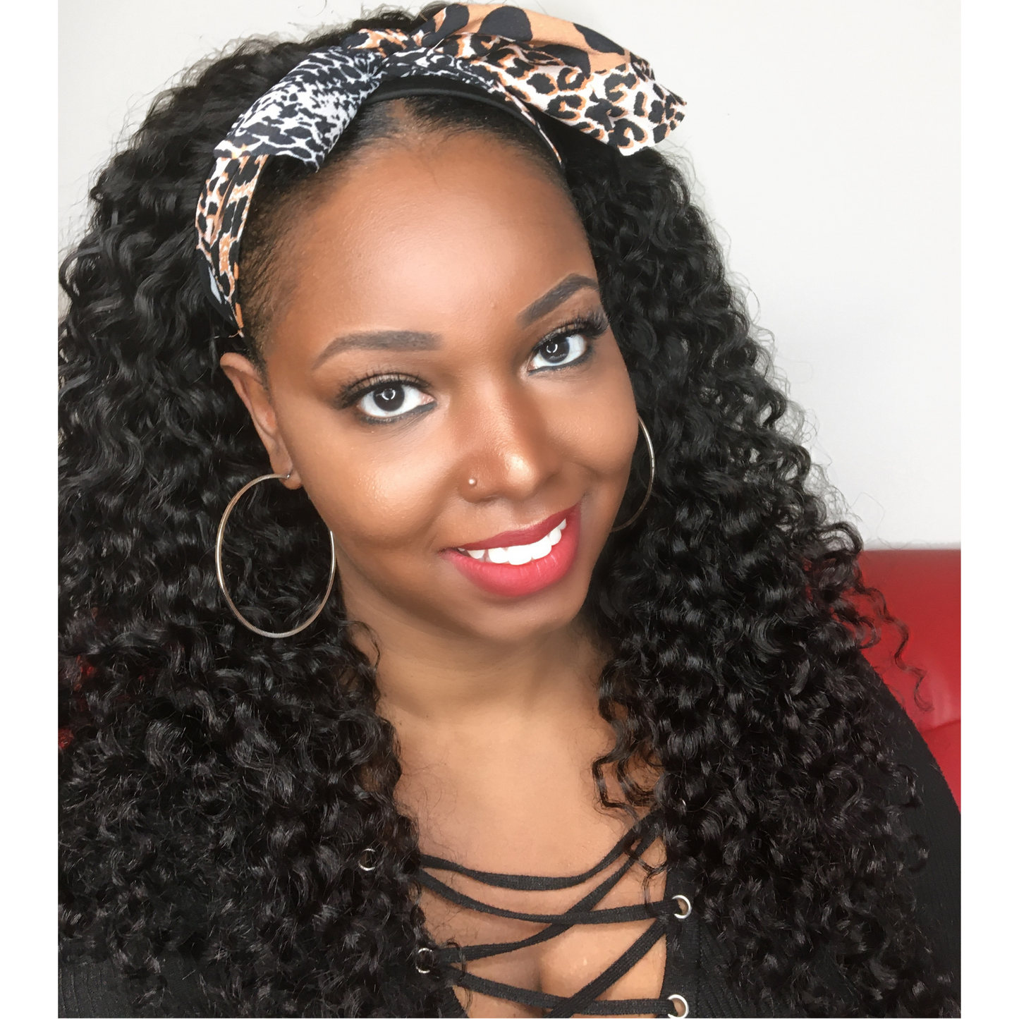 Posh Curl Headband Wig