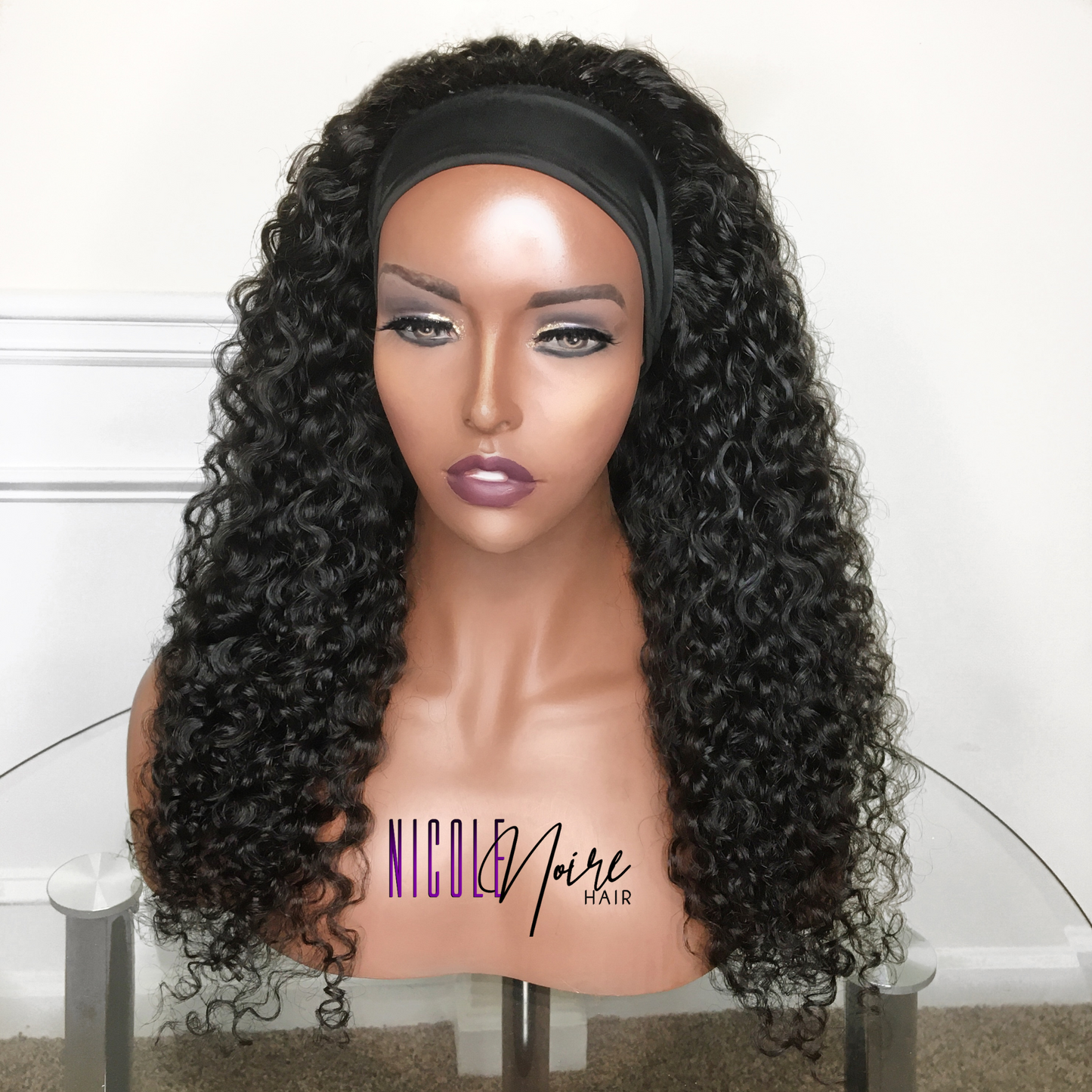 Posh Curl Headband Wig