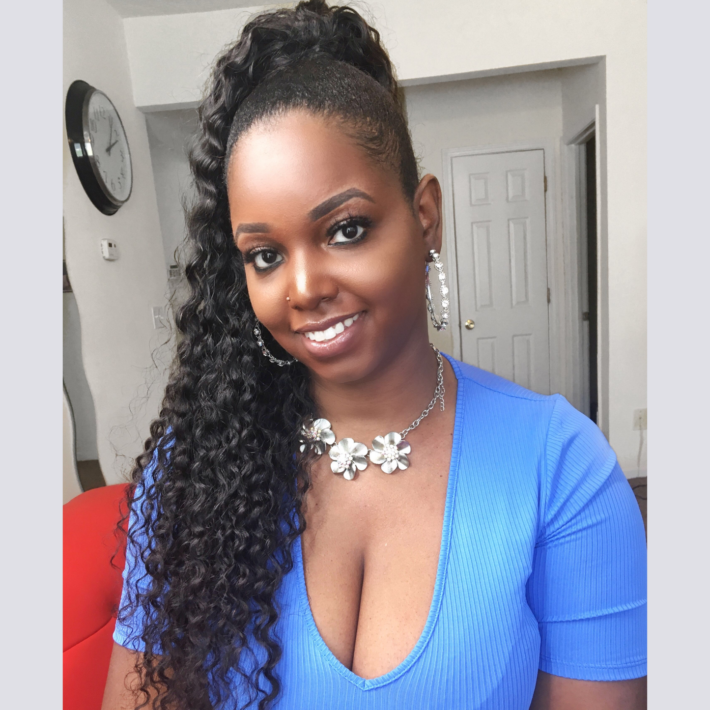 Posh Curl Drawstring Ponytail