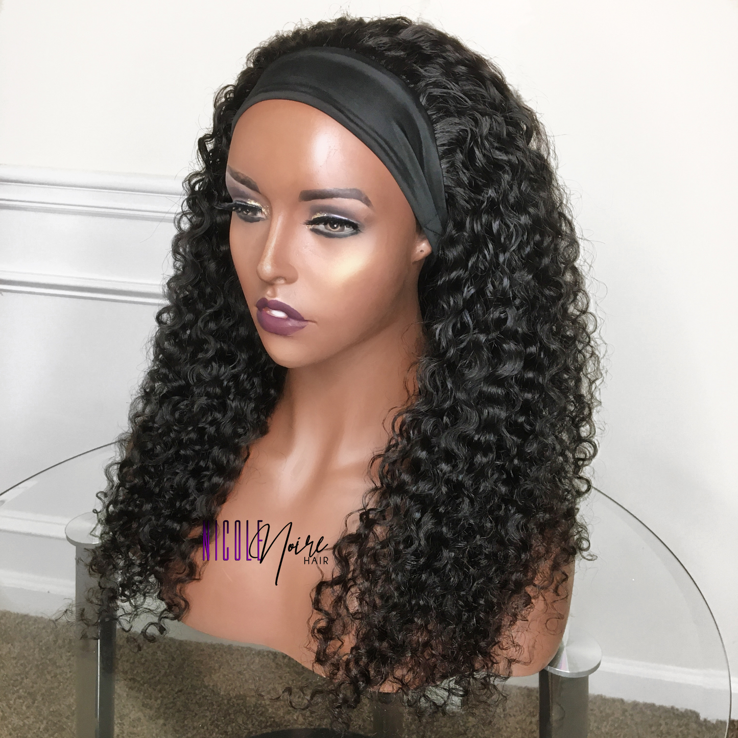 Posh Curl Headband Wig