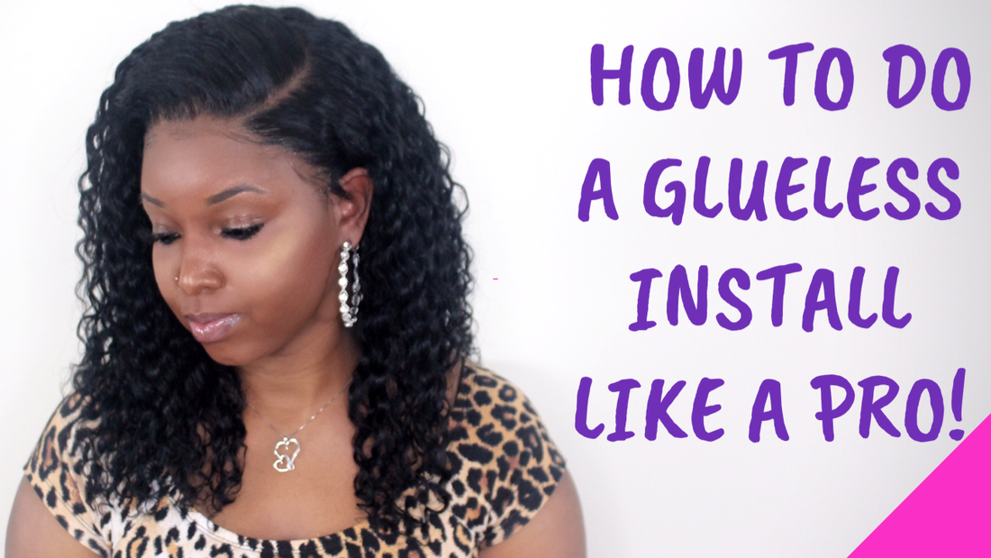 Quick glueless lace wig install! All my favorite products and supplies, Glueless Wig
